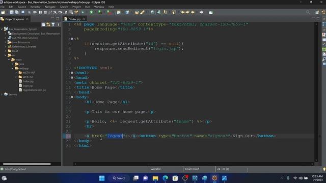 How to Create User Sign Out/Log out Button using Servlet Jsp in Java | OOP Project Part 06 смотреть онлайн