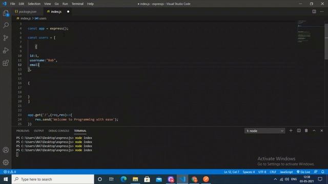 Express Js Get Url Data From Parameter using get method, Using Array in Express JS смотреть онлайн