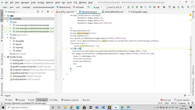 Gallery Application : Android Studio | Using Content Resolver | In Hindi смотреть онлайн