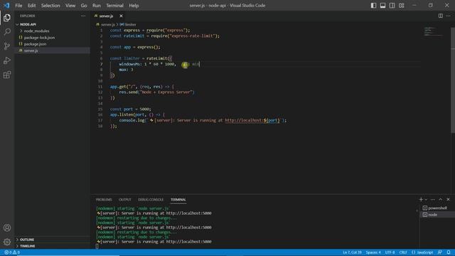 How to Setup A Nodejs + Express API with Rate Limiting смотреть онлайн