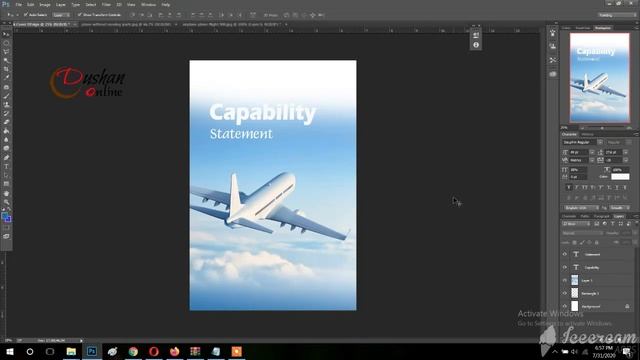 | Photoshop Tutorial | Design Cool E book Cover | Dushan Online | смотреть онлайн