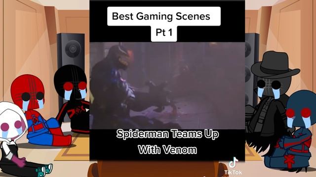 Spider-Verse Reacts To Carnage |•| Gacha React смотреть онлайн