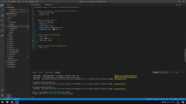 Create the Web WhatsApp UI with ReactJS - Part 6: Message input смотреть онлайн