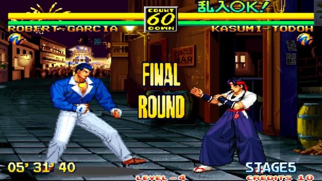 Art of Fighting 3: The Path of The Warrior - Arcade Gameplay смотреть онлайн