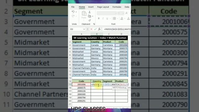Special Index+Match function in Excel; Index Functions, & Match Functions смотреть онлайн