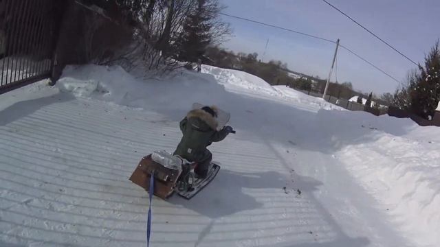Электрический снегокат смотреть онлайн
