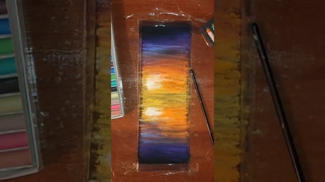 сухая пастель 5 урок. рисуем на наждачной бумаге. смотреть онлайн