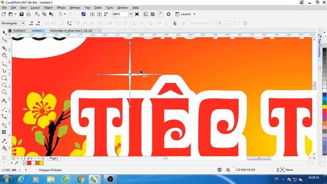 Học Corel Draw nâng cao Thiết kế Backdrop Tiệc Tất Niên Mừng Xuân Mới смотреть онлайн