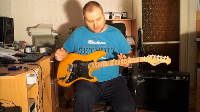 Geryon KST-800A NAT low price stratocaster with Fender FM212 ZOOM G3 смотреть онлайн