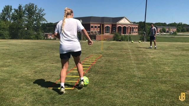 Soccer Drills To Improve - Dribbling Speed - Technique - Shooting смотреть онлайн