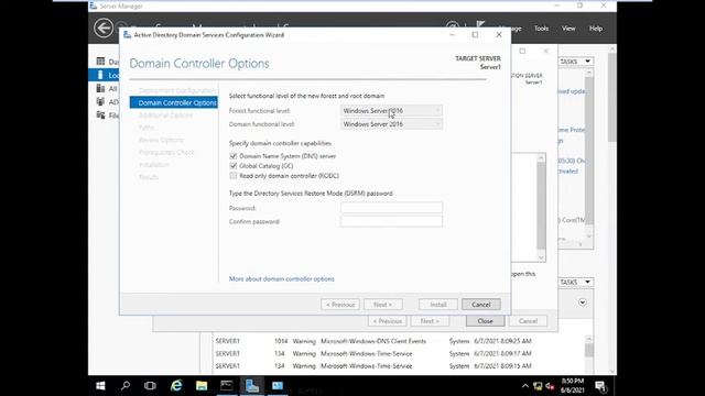 How to Install Active Directory Domain Services in Windows server 2016 смотреть онлайн