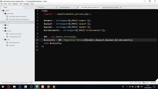 CRUD PHP,JAVASCRIPT Y AJAX MVC PARTE 4 смотреть онлайн