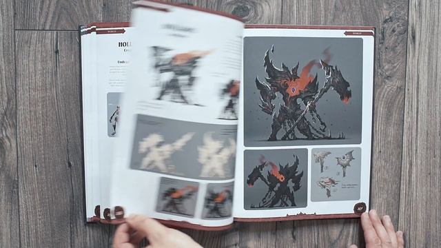Artbook - The Art of Darksiders 3 - preview "page by page" смотреть онлайн