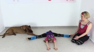 Учимся делать колесо. Гимнастика для детей от 6 лет.