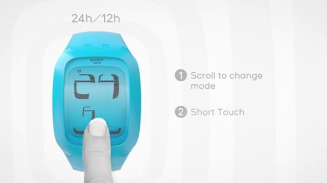 Swatch Touch: User Manual Time 1+2