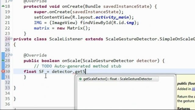Android tutorial for beginners - 93 - Pinch Zoom with ImageView смотреть онлайн
