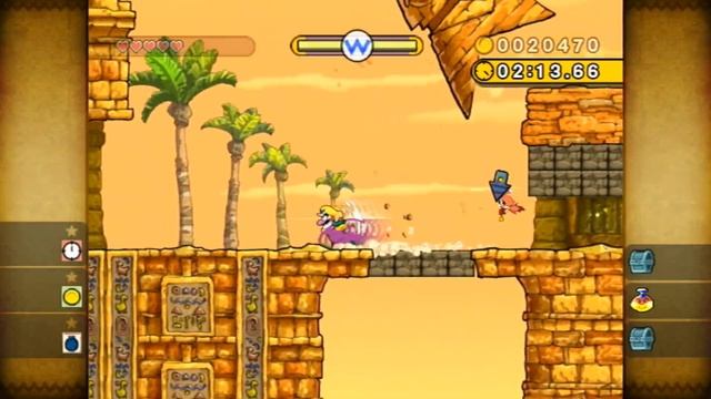 Wario Land: The Shake Dimension ... (Wii) Gameplay смотреть онлайн