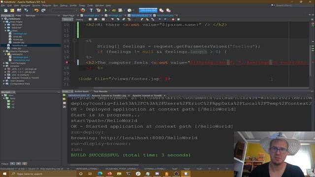 CIS 2454 - Web System Dev ( PHP & Java ) - EL & JSTL - Winter 2021 смотреть онлайн