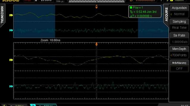 Rigol DS2072 Recorded Frames to Video Test 1 смотреть онлайн