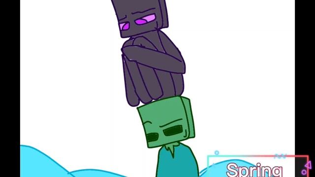 Zombie X Enderman Minecraft My Ship OwO