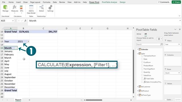 DAX CALCULATE Function Made Easy to Understand (just one word) смотреть онлайн