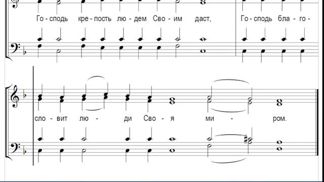 🎼 Прокимен воскресный, глас 7 (все партии) Господь крепость людем Своим даст, Господь благословит.. смотреть онлайн
