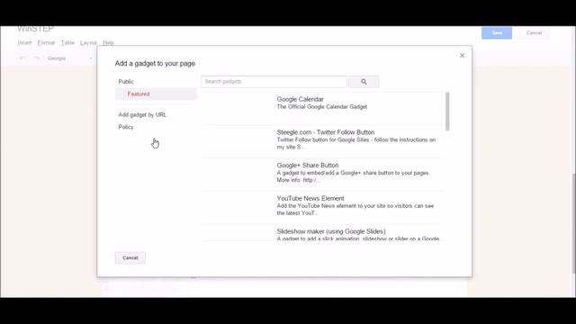Inserting a PDF as a gadget Google Sites 2016 смотреть онлайн