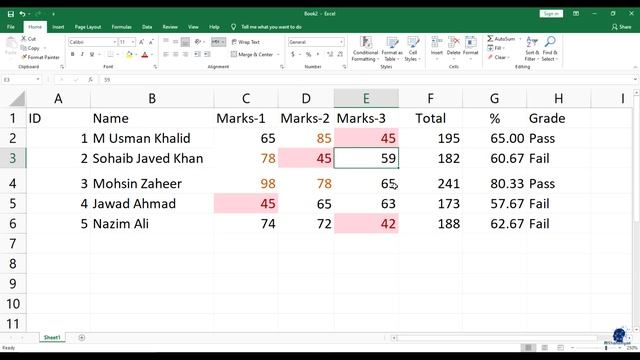 Computer Application Lec-15- Excel and Conditional Formatting смотреть онлайн