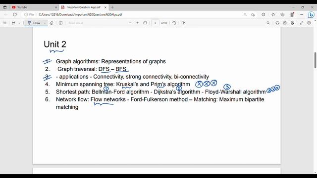 CS 3401 Algorithm Important Questions for Seemster in Tamil смотреть онлайн