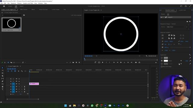 How to make Circular Progress Bar | Premiere Pro 2022 Tutorial смотреть онлайн