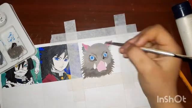 Draw Inosuke Hashhibiru [Иноске Хашибира]