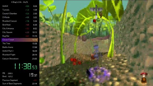 {PB} A Bug's Life PS1 Any% Speedrun ~ 22:46 смотреть онлайн