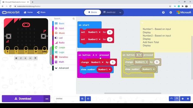 Coding a Calculator on micro:bit смотреть онлайн