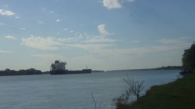 639ft Algoma Central Freighter Capt. Henry Jackman Sailing Down River