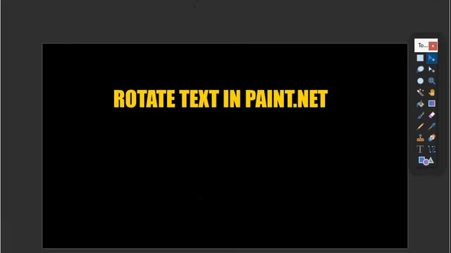 How to Rotate Text in Paint.net смотреть онлайн