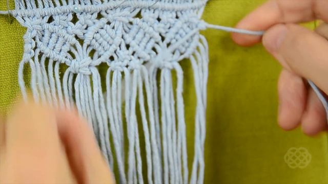 Macrame ABC - pattern sample #13 смотреть онлайн