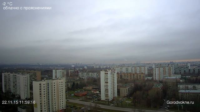 Панорама Москвы Таймплапс 151122