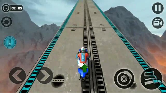 Impossible Motor Bike racing Level 9|Best Racing Game | смотреть онлайн