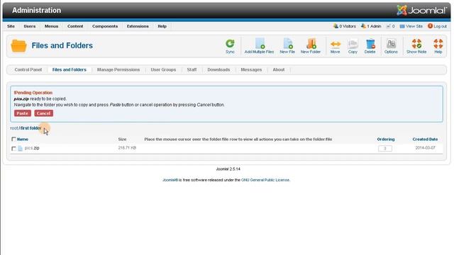 User Extranet for Joomla! 25 / Folders: Copy/Move files and folders смотреть онлайн