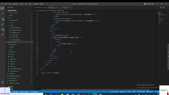 How to make a responsive footer with Tailwind CSS and React смотреть онлайн