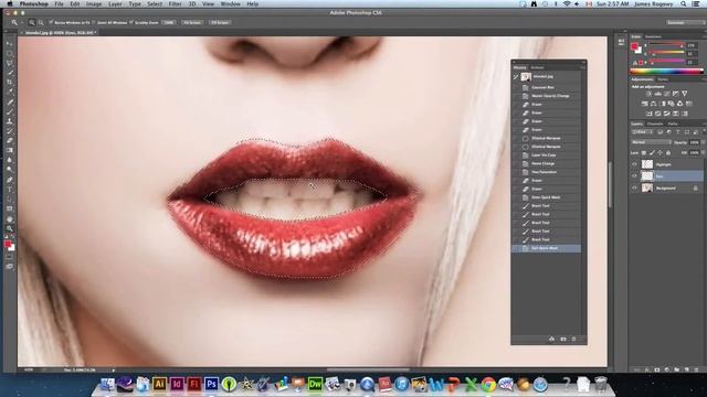 Digital Makeup and Selective Color in Adobe Photoshop смотреть онлайн