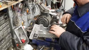 Мини погрузчик 4х4 переломка-реверс редуктор