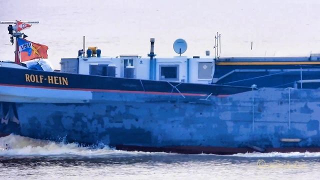 Binnenschiff GMS ROLF HEIN DF3745 MMSI 211469260 Emden inland cargo ship BJ 1987 смотреть онлайн