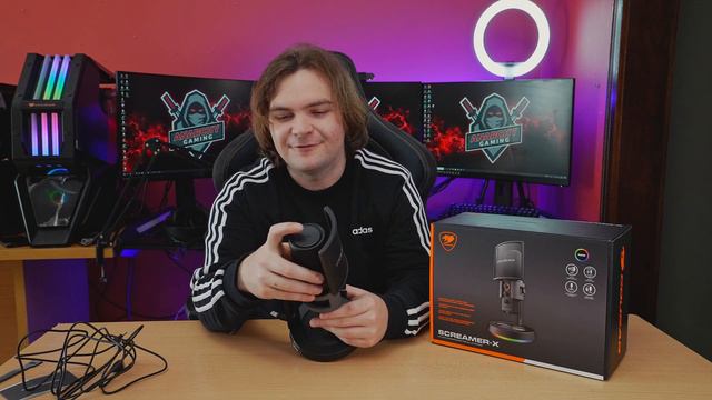New Cougar Screamer X  Microphone Unboxing And Showcase