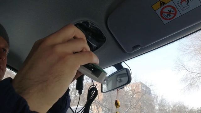 Подключение видеорегистратора к плафону на Лада Гранта 90 сил. смотреть онлайн