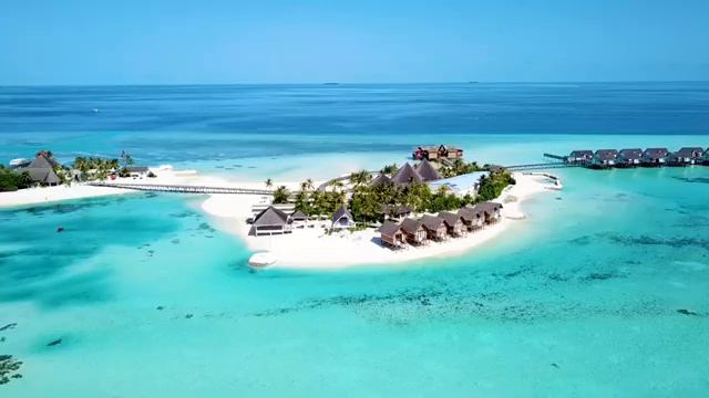 FLYING OVER THE MALDIVES 4K UHD - Relaxing Music Along With Beautiful Nature Videos - 4K Video HD смотреть онлайн