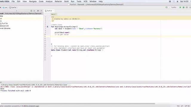 Kotlin - Dataclass смотреть онлайн