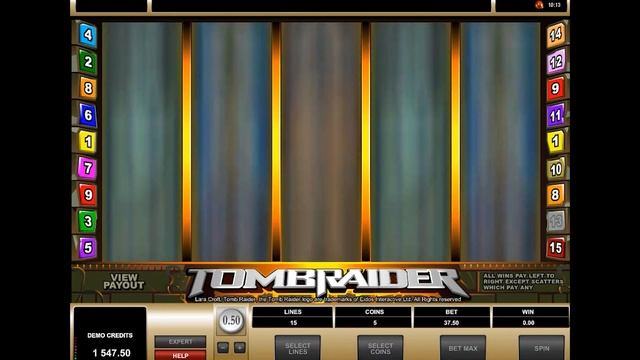 TOMB RAIDER Tragamonedas de 3d gratis / maquina de juego / online free slot смотреть онлайн