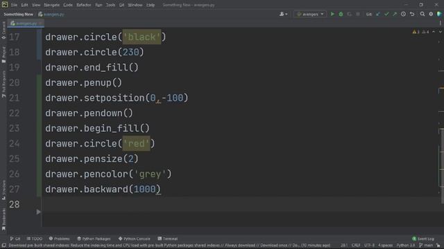 Draw Avengers Logo In Python | Python Turtle Library Project | смотреть онлайн