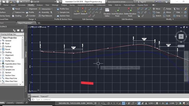 How to Project Objects to Profile View in AutoCAD Civil 3d | Object Projection in Civil 3d 2023 смотреть онлайн
